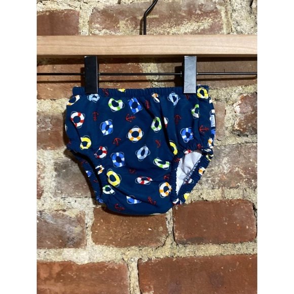 Swim Diaper iPlay Navy Anchors UPF 50 + 12-18m - Picture 4 of 7